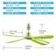 中聯(lián)中聯(lián)FG10-70家用小吊扇5葉微風(fēng) 蚊帳扇中聯(lián)吊扇迷你微風(fēng)小電風(fēng)扇- 5葉軟葉吊扇直徑50cm