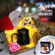 麥格士創(chuàng)意禮品情侶生日禮物同學(xué)畢業(yè)星座星空定制馬克杯陶瓷水杯印相片 【花好月圓】相片 星月 禮盒 下單 相片資料發(fā)客服