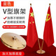 賽兄納弟 高檔不銹鋼落地旗桿黨旗國旗 會(huì )議室辦公室內落地伸縮旗桿 五星紅旗桿底座立式會(huì )議旗旗座 旗架 2米金色V型加厚底盤(pán)旗桿 國旗
