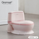 谷仕塔（Gromast）兒童馬桶坐便器男小孩女寶寶嬰幼兒專(zhuān)用訓練神器廁所家用便盆尿盆 粉色