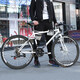 云宵 變速死飛自行車(chē)公路賽車(chē)男單車(chē)跑車(chē)彎把破風(fēng)學(xué)生成人實(shí)心胎競速 白黑色24速40刀