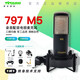 797北京797 M5專(zhuān)業(yè)大震膜電容麥克風(fēng)錄音配音話(huà)筒CV直播K歌吉他彈唱 797 M5