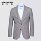 MAILYARD/美爾雅西服 商務(wù)休閑男羊毛西裝千鳥(niǎo)格無(wú)里襯薄單件 528 千鳥(niǎo)格 170B /AB5