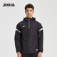 JOMA 荷馬秋冬新款透氣運動(dòng)休閑上衣男士連帽半拉鏈長(cháng)袖外套 黑色 3XL