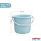 BAIWEN家用塑料水桶帶蓋塑料桶兒童小水桶盆桶美術(shù)畫畫水桶戶外裝水桶 1個(gè)6#4L無蓋藍(lán)色22*20CM