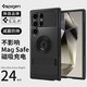 spigenSpigen 適用于三星S24 Ultra手機(jī)殼MagSafe磁吸保護(hù)套新款高級(jí)感氣囊防摔外殼時(shí)尚創(chuàng)意自帶支架殼 三星Galaxy S24 Ultra 黑色