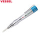 VESSEL日本進(jìn)口威威電工一字測電筆低壓100-250v驗電器試電筆感應電壓筆 83（L) LED驗電螺絲刀-低壓用