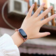 筱岙蘋果機適用iwatch華 GT5智能手環(huán)女款學(xué)生運動心率睡眠多功能防水2025年新款高檔送人禮物生日血壓 櫻花粉【消息提醒、心率睡眠、