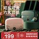 歐之寶電熱飯盒 雙層304不銹鋼內(nèi)膽蒸煮插電保溫飯盒上班族便攜式電熱飯器加熱飯盒可預(yù)約定時(shí)1.6L 綠色【智能款】