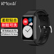 KMaxAI 適用華為WATCH FIT/Fit New硅膠表帶 運動(dòng)手表帶 小清新替換腕帶 個(gè)性多巴胺手環(huán)帶 黑色