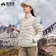 拓路者（Pioneer Camp）雪狐鵝絨服男女立領(lǐng)排骨羽絨服秋冬保暖沖鋒衣內(nèi)膽戶(hù)外情侶裝外套 米杏色-女 M