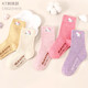 Hello Kitty玉桂狗女童襪子春秋款棉襪2025季棉白色大耳狗兒童中筒襪 KT  CNG231819- 5雙 均碼 18-20cm/適合6-8歲