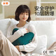 米菲熱水袋暖肚子暖腰超大暖水袋靠枕暖寶寶暖腳暖床熱敷充電防爆神器 方形枕綠色