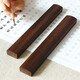 秋月白鎮尺大號實(shí)木鎮尺2支裝30cm書(shū)法鎮尺初學(xué)者學(xué)生文房四寶書(shū)法用品正宗黑梓木鎮紙紅木素面紫檀書(shū)鎮