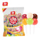 雅客扭結天天棒棒糖桶裝水果味懷舊糖果小孩兒童棒棒糖批發(fā)休閑 集錦味252g1袋（約23支）