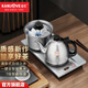 金灶（KAMJOVE） 全自動(dòng)底部上水電茶壺 泡茶壺茶具套裝 功夫茶具水壺電茶爐茶道燒水壺泡茶器 H-K9銀色版 H-K9銀色