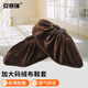 安賽瑞 絨布鞋套 工廠(chǎng)機房室內參觀(guān)防塵可洗腳套 咖啡色10雙裝 加大碼 3G00369