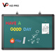 VIZ-PRO(威瀑) 30*40cm粉筆小黑板家用掛式 寫(xiě)字板白板掛墻磁性教學(xué)家庭兒童學(xué)生桌面工位綠板 BB3040LV