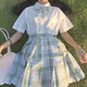 【JK制服官方】元?dú)馍倥甹k制服裙正版女套裝學(xué)生裝學(xué)院風(fēng)日系女裝jk制服少女校供感全套 雪松+短袖襯衫+領(lǐng)花 M【尺碼偏小】