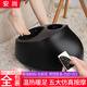 安尚足底按摩器足療機遙控智能腳底多功能足部電動(dòng)全包裹自動(dòng)加溫熱敷腳腳背后跟踝揉捏按摩儀 紳士黑