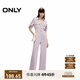 ONLY秋季通勤風(fēng)休閑百搭襯衫領(lǐng)連體休閑褲女|124144003 C35 薰凍紫色 S (160) 64A