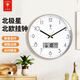 北極星鐘表掛鐘客廳家用時(shí)尚輕奢靜音時(shí)鐘掛墻掛表2026新款石英鐘 香檳金-日歷款 收藏送 電池掛鉤 14英寸 35.5厘米