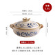 肆月日式寬口砂鍋平底沙鍋家用煲仔飯砂鍋小號(hào)煲湯燉煲燃?xì)庠钣眉揖羽^ 唐草2-3人份丨1年燒裂換新 1.6L