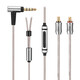 Earmax 適用于鐵三角LS50 IS LS70升級線(xiàn) E40 LS200 A2DC CKR100is TYPEC耳機線(xiàn) 灰色彎插帶掛 帶線(xiàn)控