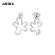Arsis【乘風(fēng)破浪聯(lián)名】繁綺花影耳釘兩戴耳釘女耳飾時(shí)尚飾品送女友禮物 兩戴花形鋯石耳釘