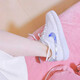 耐克（NIKE）板鞋女鞋2025春秋季新款運動(dòng)鞋Air Jordan 1 Low AJ1低幫休閑鞋 CW5596-100白色鐳射標 37.5