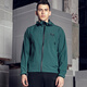 AKSERIESAK男裝拉鏈連帽款休閑外套夾克男2004221 墨綠 L