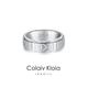 Colaivkloia旋轉(zhuǎn)愛(ài)心戒指情侶對(duì)戒銀一對(duì)婚戒時(shí)尚飾品520情人節(jié)禮物送男女友 JZ9036旋轉(zhuǎn)愛(ài)心戒指-男款 美號(hào)7號(hào)