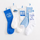 寶蓋丁長(cháng)襪子男士女潮流ins百搭中筒街頭運動(dòng)個(gè)性校園高幫嘻哈籃球棉襪 組合四（8,5,2,7,4） 均碼