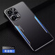 紐致適用redmi紅米note12手機殼12pro+金屬外殼鏡頭全包高端男款防摔保護套12turbo 【黑藍色※刀鋒戰士】 紅米Note12Turbo