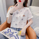 燕潯圓領(lǐng)短袖t恤女裝新品2025短袖T恤女氣質(zhì)百搭顯瘦女士上衣打底衫夏 白色 L