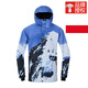 探路者滑雪服男款冬季棉服防水保暖防風(fēng)透濕外套女戶外運(yùn)動雪山單板 夢回雪山藍(lán)色-男353 M