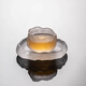瓷牌茗茶具（cipaiming teaset）瓷牌茗 創(chuàng  )意玻璃茶杯家用主人杯功夫茶具品茗杯 云霧琉璃款《觀(guān)云杯》+杯墊