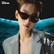 Fakeme明星同款板材貓眼墨鏡太陽(yáng)鏡防紫外線(xiàn)中性慵懶風(fēng)戶(hù)外男女百搭 Low BSV【靜謐黑】
