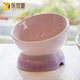 樂優(yōu)派貓碗陶瓷狗碗貓食盆狗盆寵物碗貓糧碗高腳防打翻貓咪用品 漸變紫