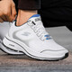 斯凱奇（Skechers）男鞋夏季2025新款輕便網(wǎng)面軟底跑步鞋透氣運(yùn)動(dòng)鞋輕便減震休閑鞋男 白色-WHT 40