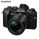 奧林巴斯（OLYMPUS）E-M5 Mark III EM5三代 微單相機 數碼相機 微單套機 黑色（12-45mm F4 PRO）