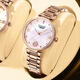 【精選新品】KASSAW卡梭名牌真鉆全自動機械表手表女士簡約氣質(zhì)瑞士手表風格名表十大腕表女款情侶表 K911L.恬靜金粉+附帶鉆石鑒定證書+禮盒套裝