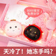 心相悅萌寵暖手寶充電寶二合一女生暖寶寶電熱暖寶神器生日禮物送女朋友 情侶款【天使+惡魔】精美禮盒