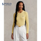 Polo Ralph Lauren 拉夫勞倫 女裝 經(jīng)典款修身版圓領(lǐng)針織毛衫RL23441 700-黃色 S