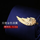 獵尚 簡(jiǎn)約天使金色羽翼男士商務(wù)領(lǐng)帶夾 領(lǐng)帶夾結婚商務(wù)領(lǐng)夾禮盒裝 金色羽翼 領(lǐng)帶夾