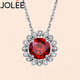 JOLEE項(xiàng)鏈?zhǔn)袷疭925銀情侶吊墜時尚簡約飾品項(xiàng)墜送女生禮物一物一證