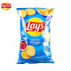樂事（Lay's） 原裝進(jìn)口 原切薯片真薯 新奇特零食薯片 美版醋鹽184.2g1袋