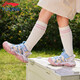李寧（LI-NING）涼鞋夏季兒童涼鞋男女小童包頭網(wǎng)面透氣防滑兒童沙灘涼鞋 標準白/新極光藍/耀黃色04 27