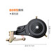 Tooquv兒童自行車(chē)剎車(chē)配件童車(chē)前輪鉗型剎車(chē)器后鼓剎V剎單車(chē)剎車(chē)線(xiàn)裝置 80規格抱閘-黑