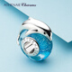 ATHENAIE藍(lán)色海豚琉璃珠串珠吊墜925銀diy手串潘家款轉(zhuǎn)運珠琉璃珠